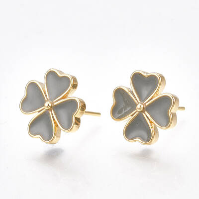 Brass Stud Earring Findings
