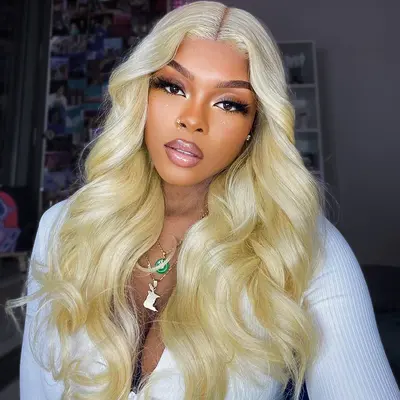Glueless 613 Blonde Wear & Go Body Wave 4*4 5*5 Lace Wig Ashimary Human Hair