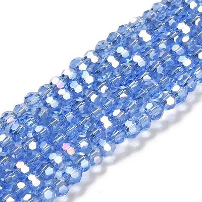 Electroplate Glass Beads Strands