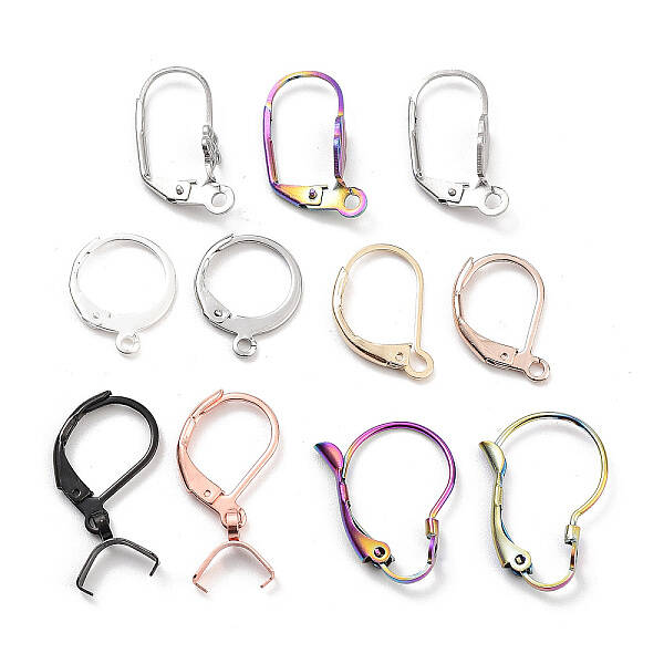 Stainless Steel Leverback Earring Findings