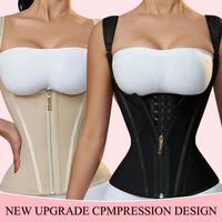 Shapely Corset Waist Shapewear for Women Tummy Control Girdle Workout Shapewear with Adjustable Shoulder Strap