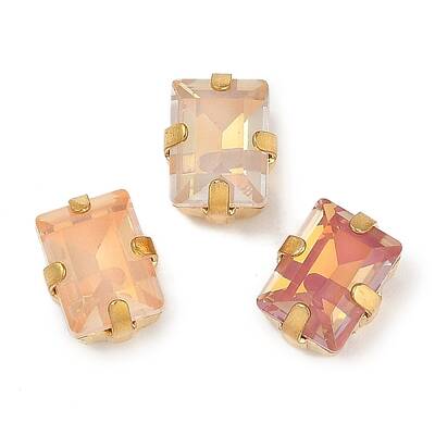 Brass Glass Rhinestone Sew on Rhinestones