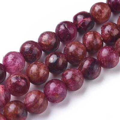 Natural Thulite Beads Strands