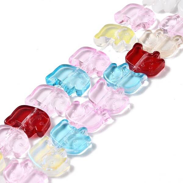 Transparent Glass Beads Strands