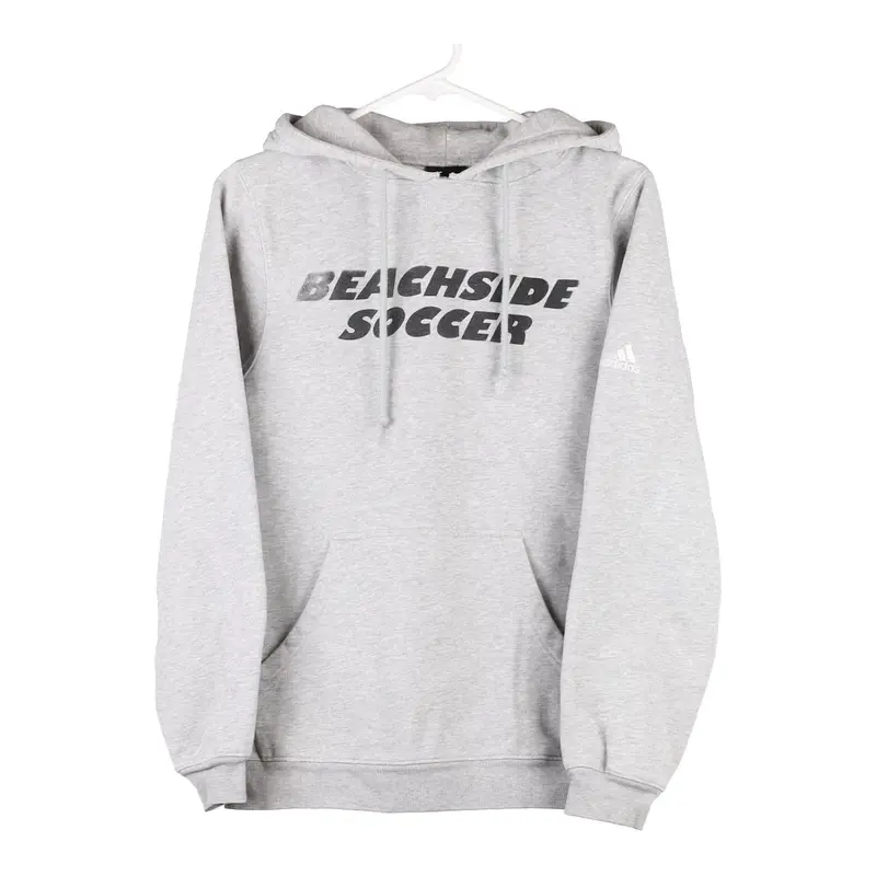 Age 18  Adidas Hoodie - XS Grey Cotton