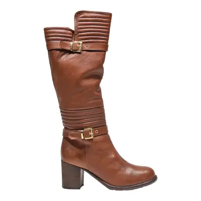 High Boots Brown Leather Womens UK 7