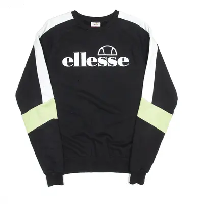 ELLESSE Black Sweatshirt Womens XS