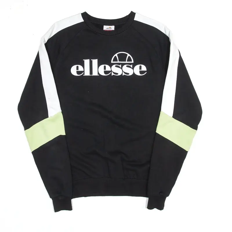 ELLESSE Black Sweatshirt Womens XS