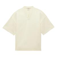 adidas Mens Fear Of God Athletics V Neck Short Sleeve Casual Tops Casual - Off White