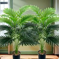 2-Pack Realistic Large Artificial Palm Tree-Plastic Simulation Bird of Paradise Leaves, Suitable for Indoor and Outdoor Decor...