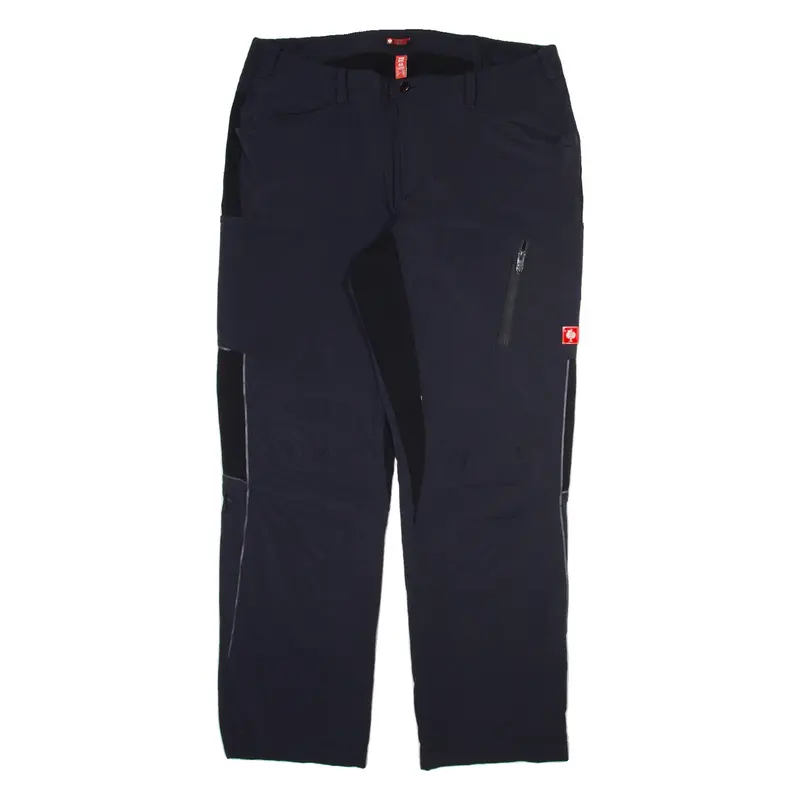 ENGELBERT STRAUSS Womens Trousers Black Relaxed Straight W36 L32