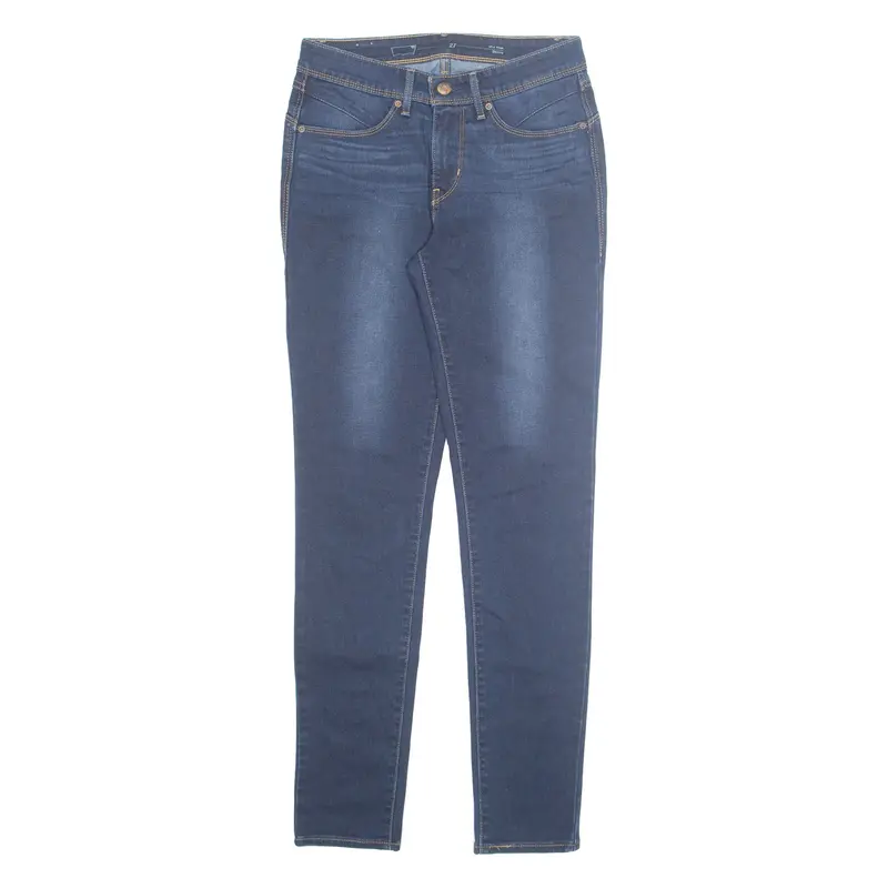 LEVI'S Womens Jeans Blue Regular Skinny Stone Wash W27 L32