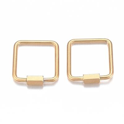 304 Stainless Steel Screw Carabiner Lock Charms