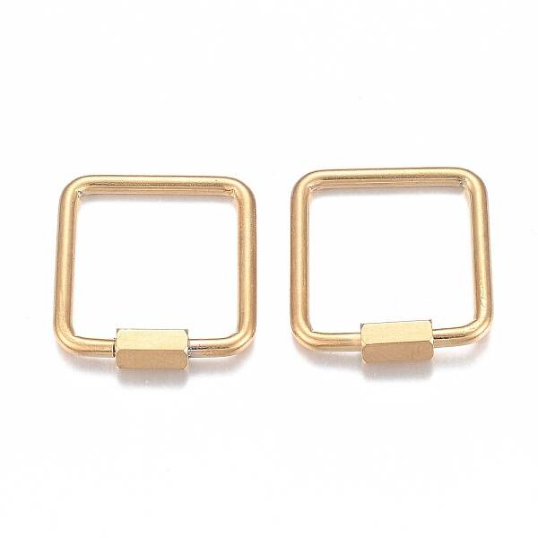 304 Stainless Steel Screw Carabiner Lock Charms