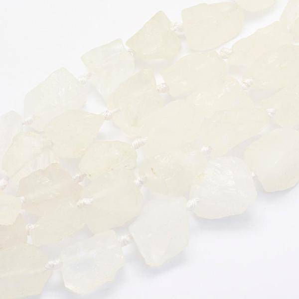 Natural Quartz Crystal Beads Strands