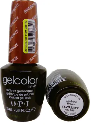 Opi Gel Color Semi-permanent Nail Polish GC A45 Brisbane Bronze 15 ml