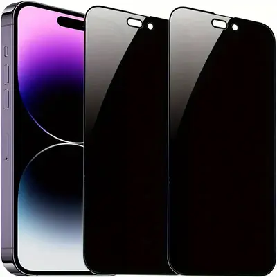 [2+2]For IPhone 16, 15, 14, 13, 12, 11 Series Privacy Screen Protector - Privacy HD 9H Tempered Glass Screen Protector Access...
