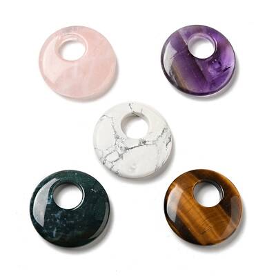 Natural Mixed Stone Pendants