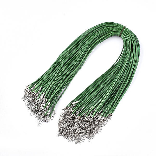 Waxed Cord Necklace Making