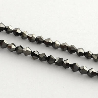 Electroplate Glass Bead Strands