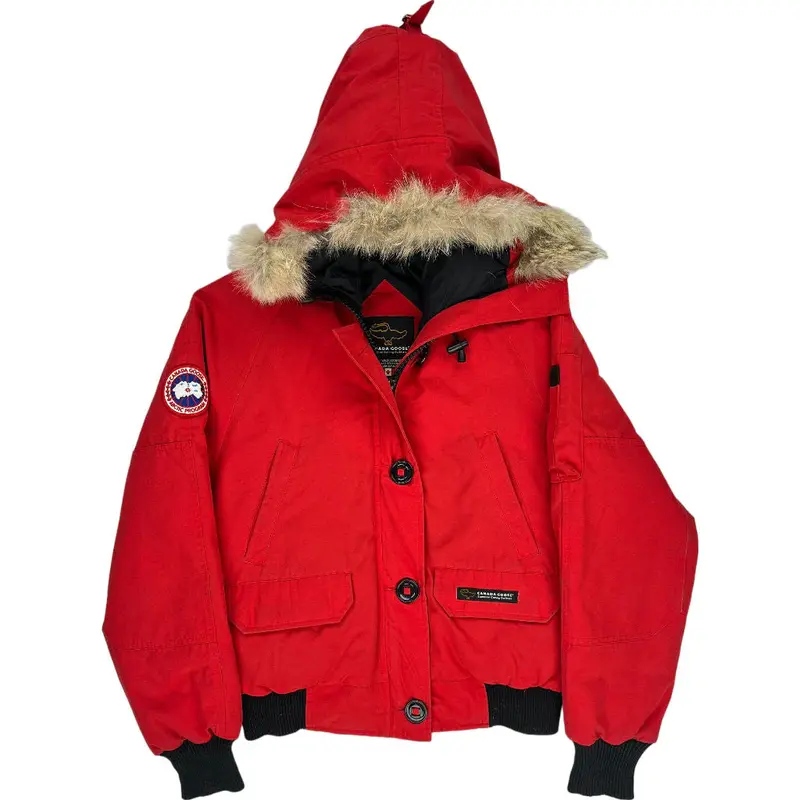 Canada Goose Expedition Parka Jacket - Medium - Red Polyester