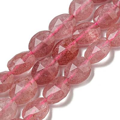 Natural Strawberry Quartz Beads Strands