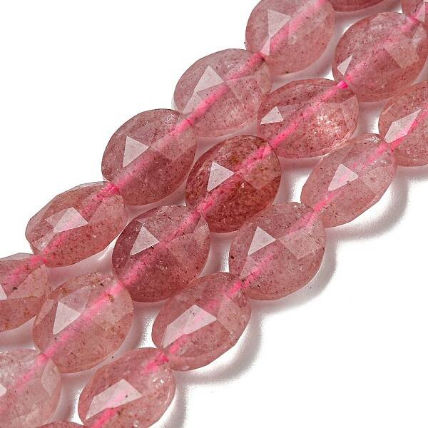 Natural Strawberry Quartz Beads Strands