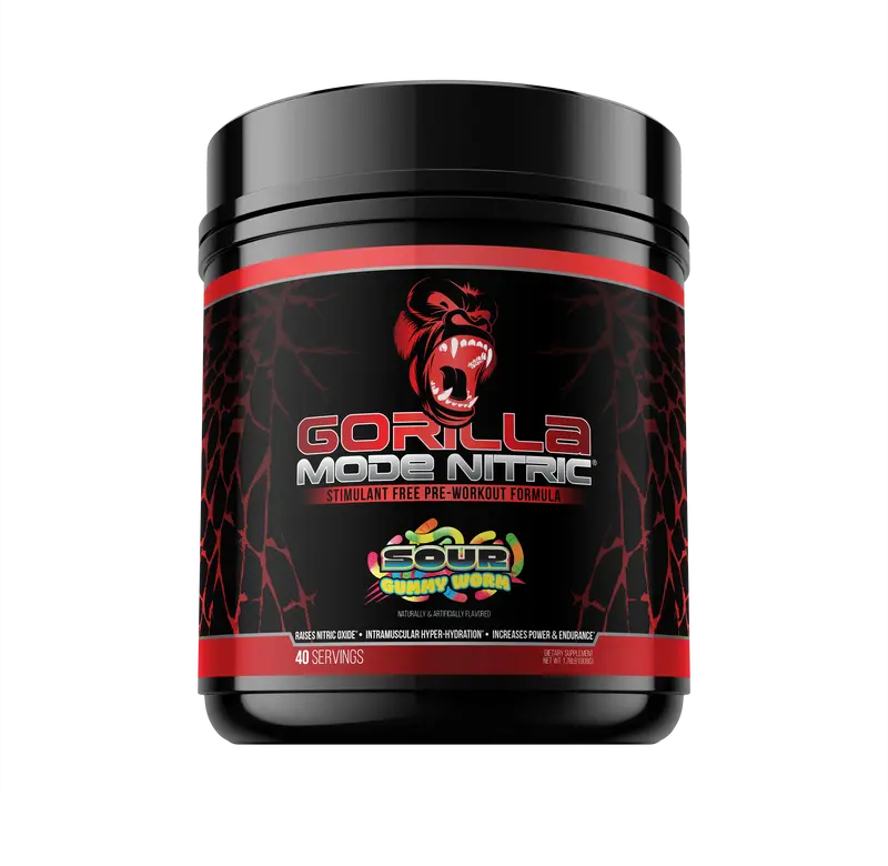 Gorilla Mode Nitric  - Stimulant Free Pre-Workout  (20/40 Servings)