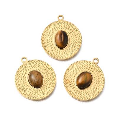 Natural Tiger Eye Pendants