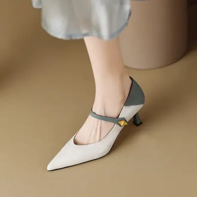 CHIKO Shalanda Pointy Toe Stiletto Mary Jane Shoes