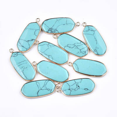 Synthetic Turquoise Pendants