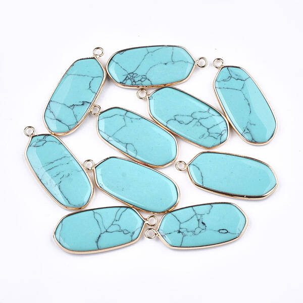 Synthetic Turquoise Pendants