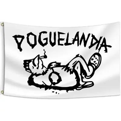 Poguelandia Flag 40x60inch Printed OBX Funny Chicken Flag Banner Tapestry OBX Flag Outer Banks Banner Pogue Life Poster for O...
