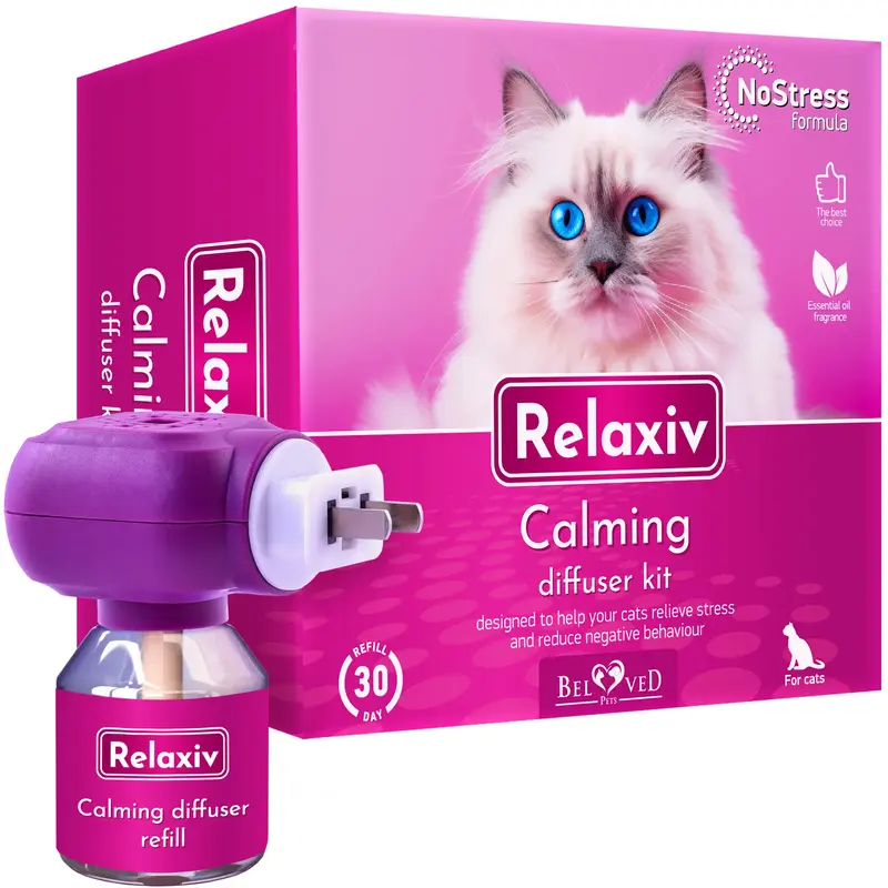 Cat Calming Pheromone Diffuser | DE-Stress Formula