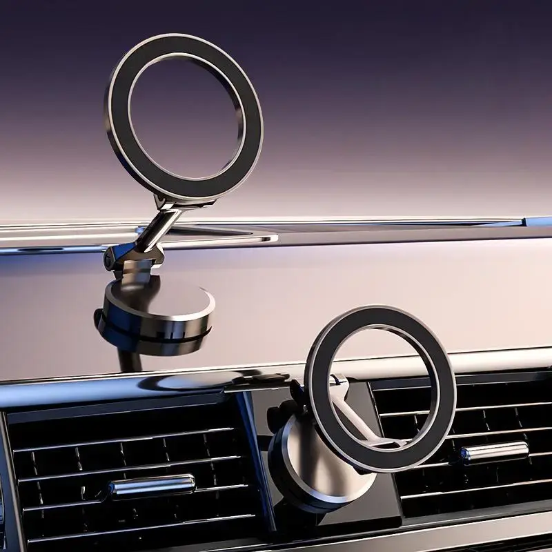 360 Degree Rotatable Magnetic Car Phone Holder, Hands-free Car Phone Hanging Rack, Dashboard Phone Tablet Stand Compatible ...