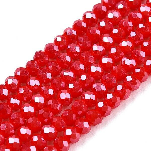 Electroplate Glass Beads Strands