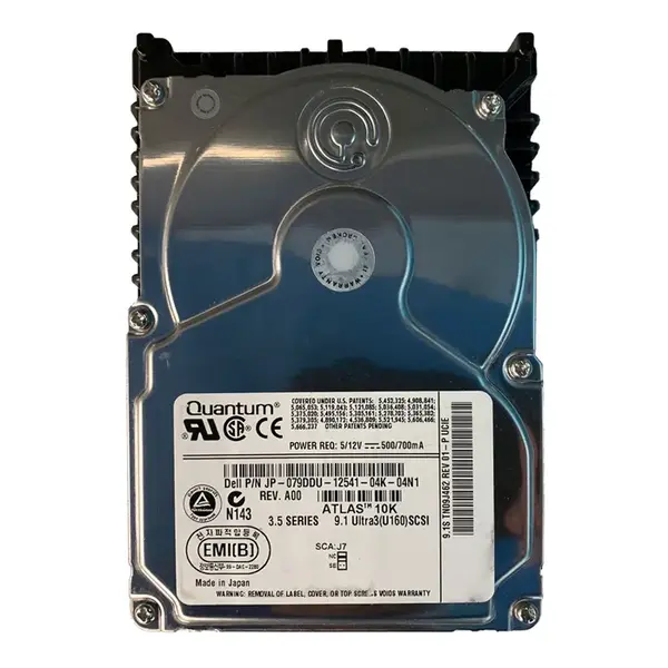 079DDU Dell 9.1GB Ultra-160 SCSI 10000 3.5-inch 2MB Hard Drive