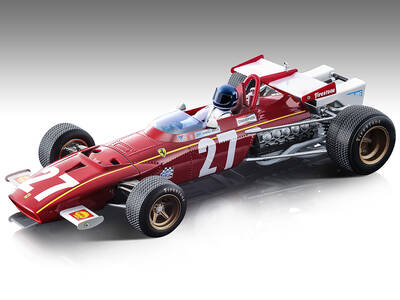 Ferrari 312B #27 Jacky Ickx Formula One F1 Belgian GP (1970) with Driver Figure Mythos Series Limited Edition to 75 pieces Wo...