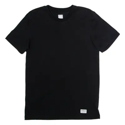 ADIDAS ORIGINALS Mens T-Shirt Black Crew Neck S