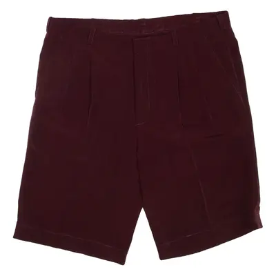 Mens Casual Shorts Maroon L W36
