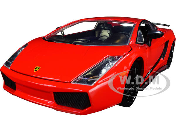 Lamborghini Gallardo Superleggera Red with Black Stripes \