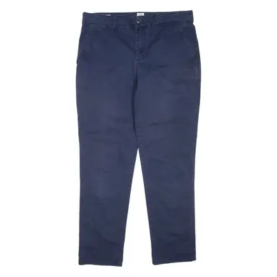GAP Girlfriend Chino Womens Trousers Blue Regular Tapered W32 L27
