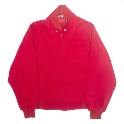 Mens Bomber Jacket Red S