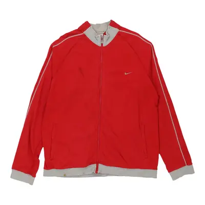Nike Track Jacket - XL Red Cotton