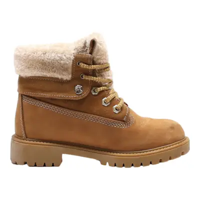 DARKWOOD Ankle Boots Brown Leather Womens UK 3