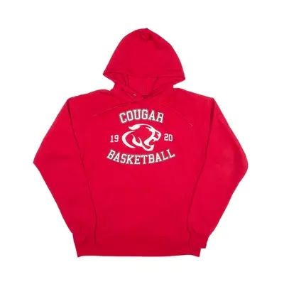 HANES Washington State Cougars Hoodie Red Pullover Mens M