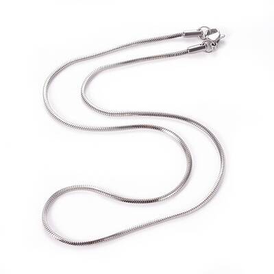 Non-Tarnish 304 Stainless Steel Snake Chain Necklaces