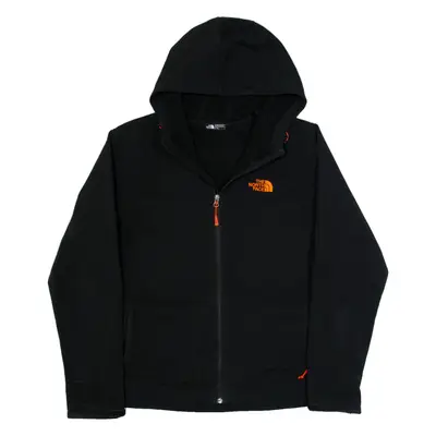 THE NORTH FACE Mens Rain Jacket Black Hooded XL