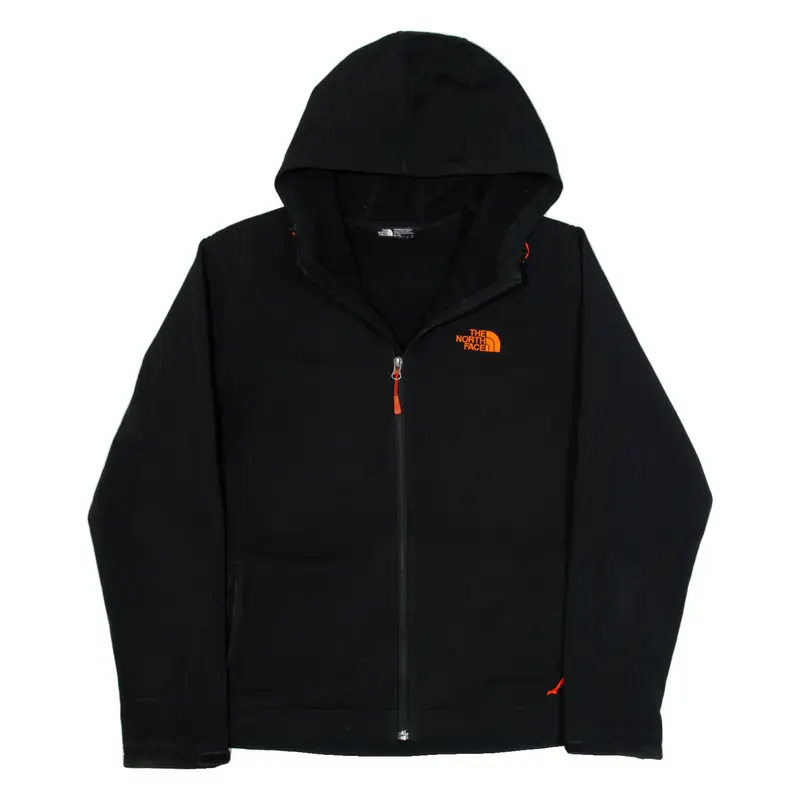 THE NORTH FACE Mens Rain Jacket Black Hooded XL