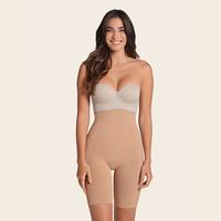 Leonisa High Waist Tummy Control Shorts Invisible Extra High-Waisted Shapewear Soft Seamless Mesh Fabric Compression Shaper f...
